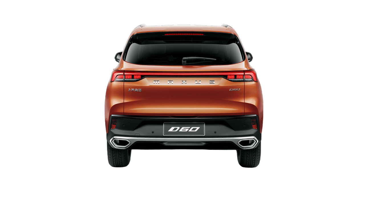 An extraordinary taillights design lends the D60 its imposing stance